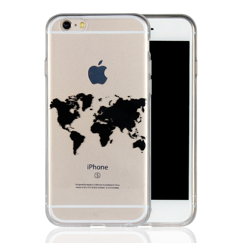 苹果 iPhone 6 印图软硬二合一手机壳(世界地图)